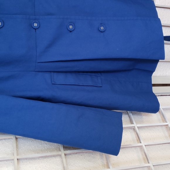 Pendleton button down fully lined bottom pleated blue womens coat size M - Picture 4 of 7